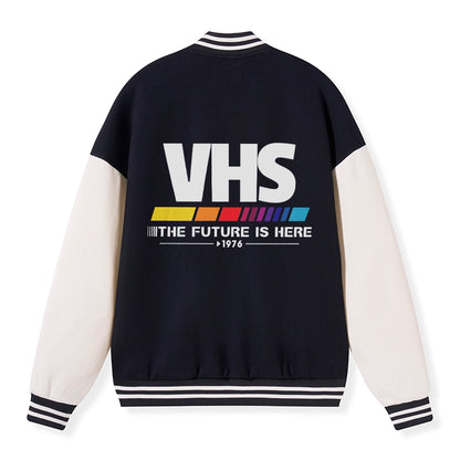 Tokyo-Tiger VHS Japanese Embroidery Varsity Jacket