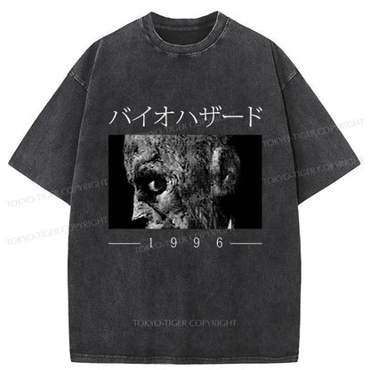 Tokyo-Tiger 1996 Biochemical Crisis Japanese Washed T-Shirt