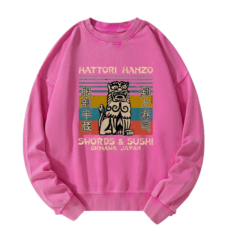 Tokyo-Tiger Hattori Hanzo Washed Sweatshirt