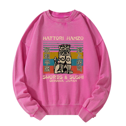 Tokyo-Tiger Hattori Hanzo Washed Sweatshirt