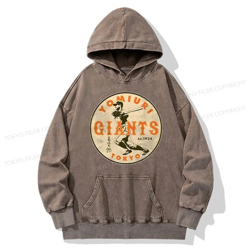 Tokyo-Tiger Yomiuri Giants Shigeru Nagashima Washed Hoodie