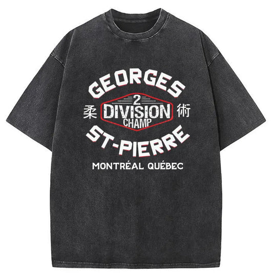 Tokyo-Tiger Georges St-Pierre Washed T-Shirt