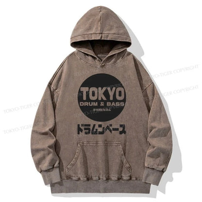 Tokyo-Tiger Tokyo DnB Japanese Washed Hoodie