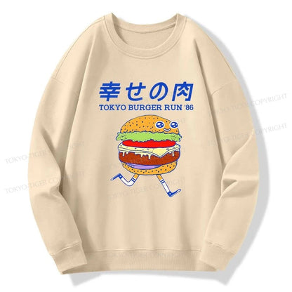 Tokyo-Tiger Tokyo Burger Run Japanese Sweatshirt