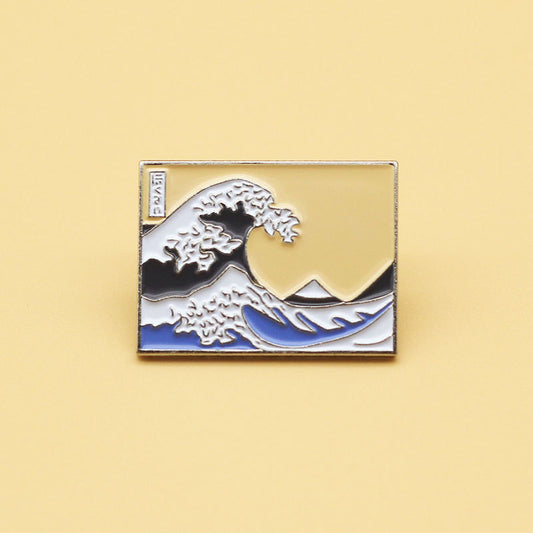 Tokyo-Tiger The Great Wave Off Kanagawa Pin