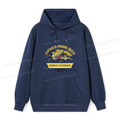 Tokyo-Tiger Kirin Ichiban Beer Logo Japanese Classic Hoodie