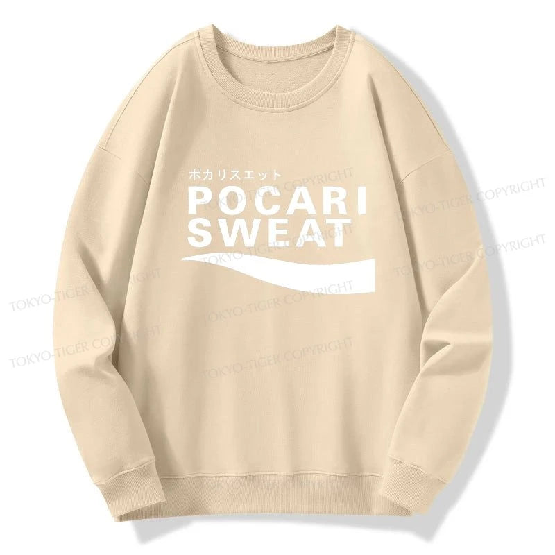 Tokyo-Tiger Japanese Pocari Sweat Logo Sweatshirt