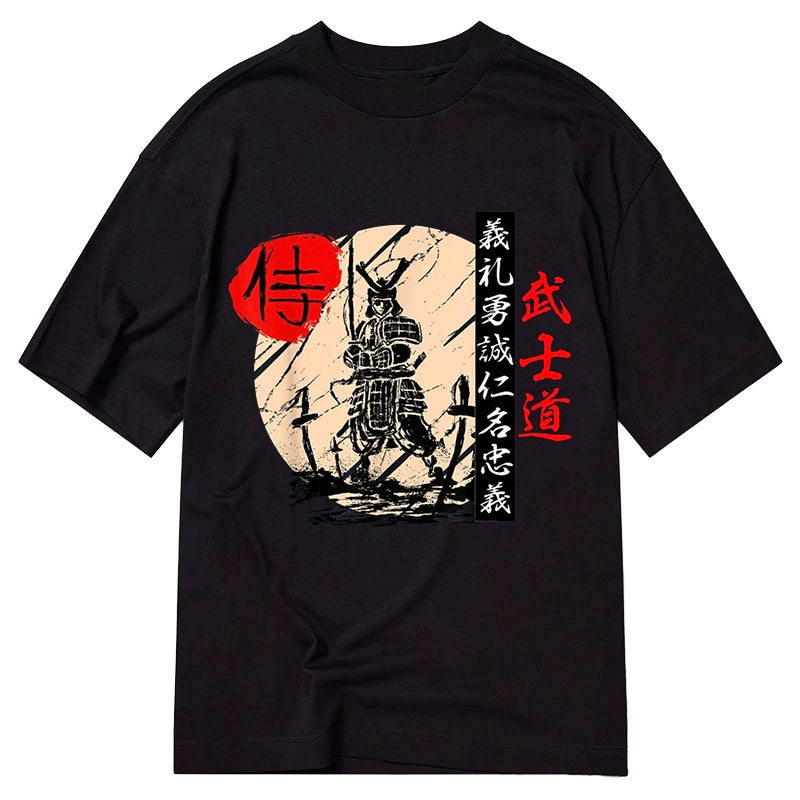 Tokyo-Tiger Japanese Samurai Warrior Bushido kanji Classic T-Shirt