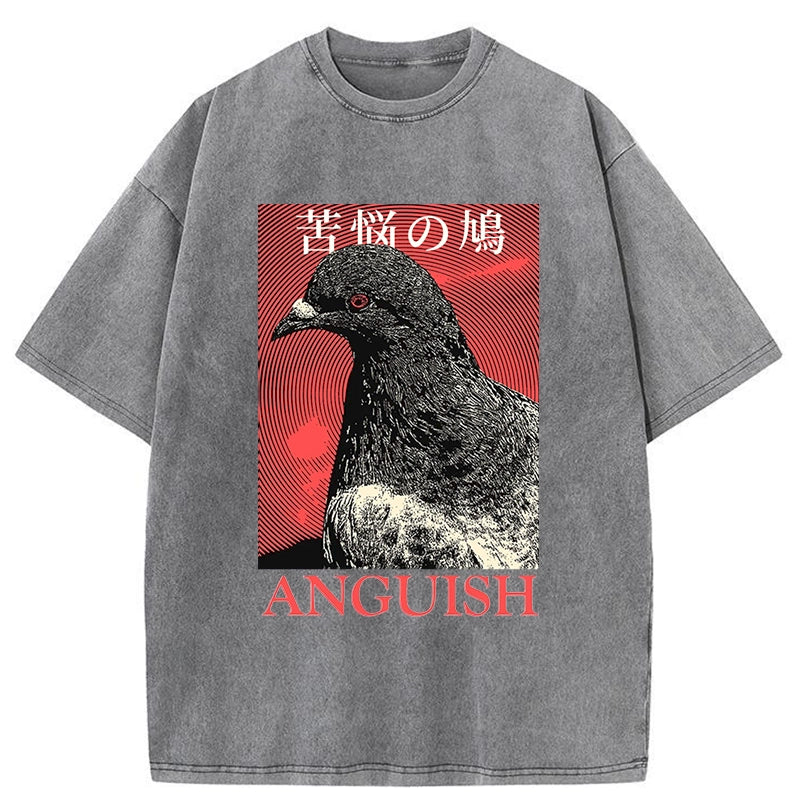 Tokyo-Tiger Anguish Pigeon Janpanese T-Shirt