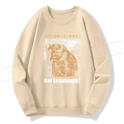 Tokyo-Tiger Do You Have Lemmings Japanese Sweatshirt