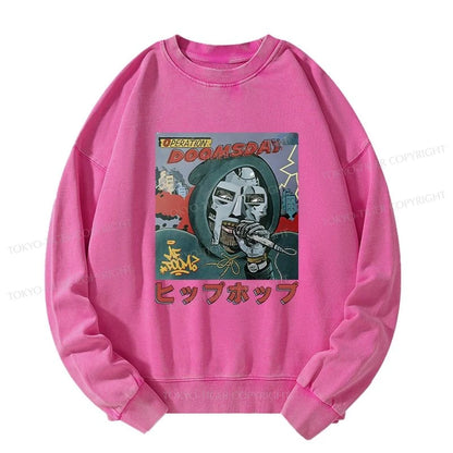 Tokyo-Tiger Mf Doom Japan Washed Sweatshirt