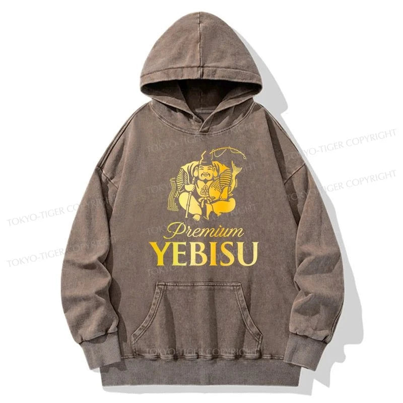 Tokyo-Tiger Yebisu Beer Golden Washed Hoodie