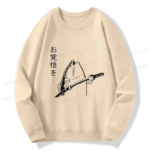 Tokyo-Tiger The Fish With The Knife Japanese Sweatshirt