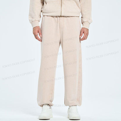 Tokyo-Tiger Basic Unisex Washed Sweatpants