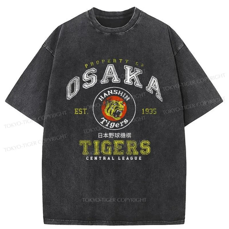 Tokyo-Tiger Osaka Tigers Washed T-Shirt