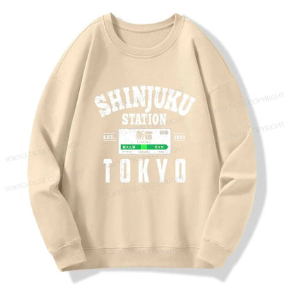 Tokyo-Tiger Shinjuku Station Yamanote Line Sweatshirt