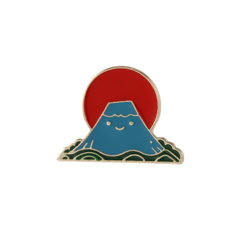 Tokyo-Tiger Japan Mount Fuji Pin