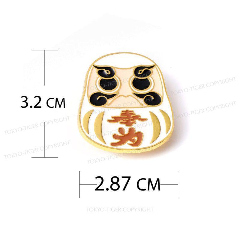 Tokyo-Tiger Takasaki Daruma Dolls Pin