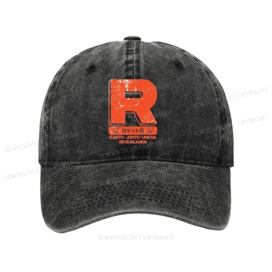 Tokyo-Tiger Team Rocket Japanese Washed Cap