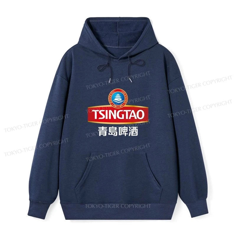 Tokyo-Tiger Qingdao Beer Logo Classic Hoodie