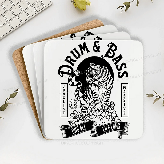 Tokyo-Tiger Drum & Bass Tiger Coaster