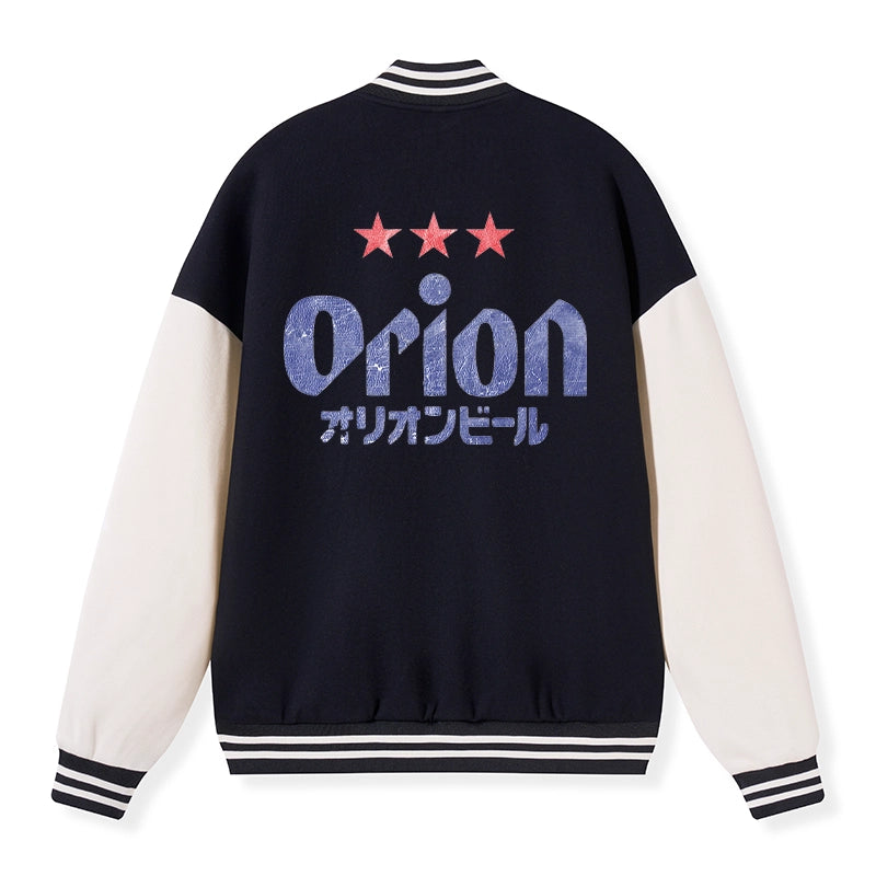 Tokyo-Tiger Orion Breweries Embroidery Varsity Jacket