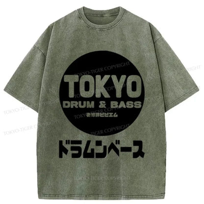 Tokyo-Tiger Tokyo DnB Japanese Washed T-Shirt