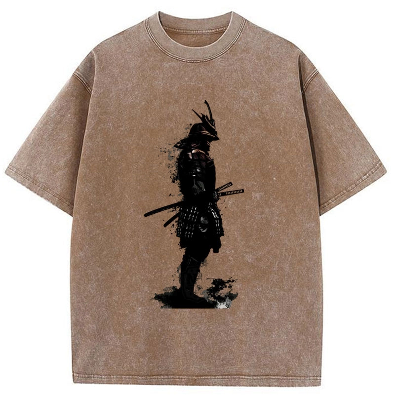 Tokyo-Tiger Armored Samurai Samurai Washed T-Shirt