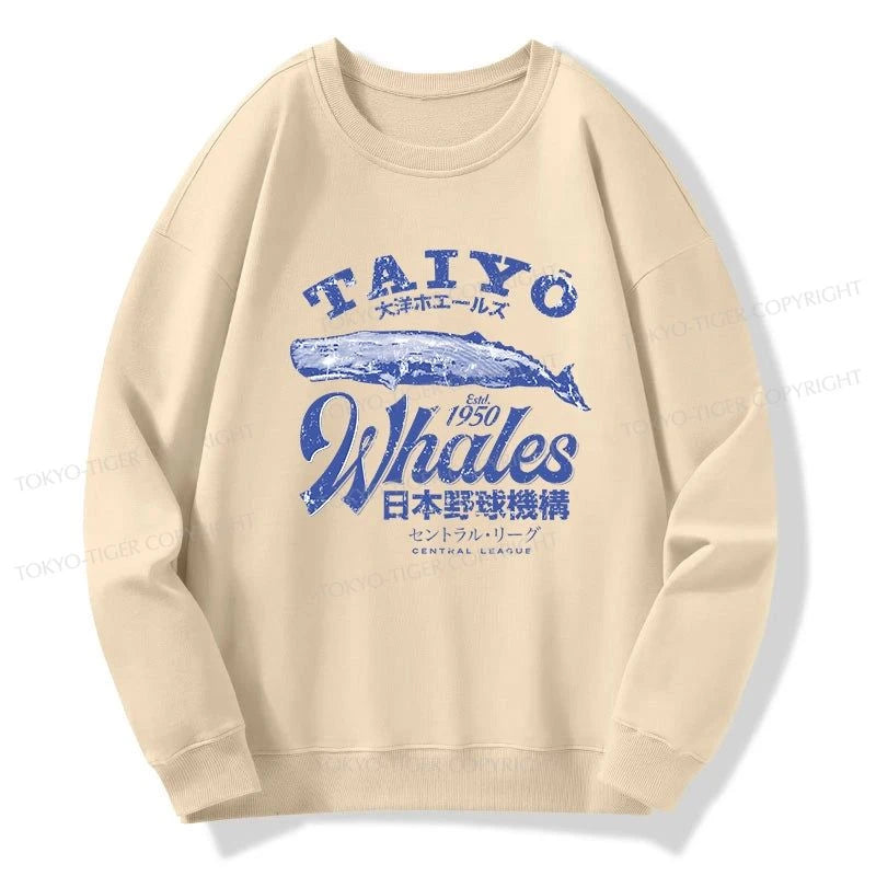 Tokyo-Tiger Japan Taiyo Whales Sweatshirt