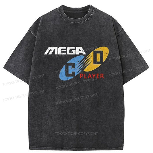 Tokyo-Tiger Mega CD Japanese Washed T-Shirt