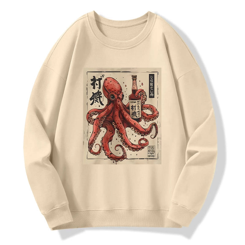 Tokyo-Tiger Osaka Saké Octopus Sweatshirt