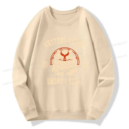 Tokyo-Tiger Hattori Hanzo Sword And Sushi Japanese Sweatshirt