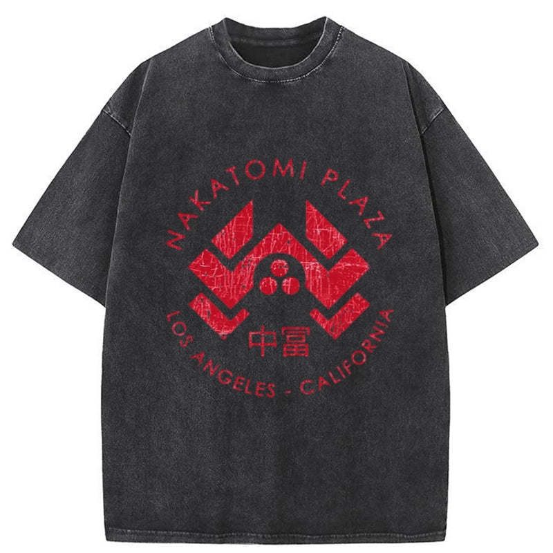 Tokyo-Tiger Nakatomi Plaza Washed T-Shirt
