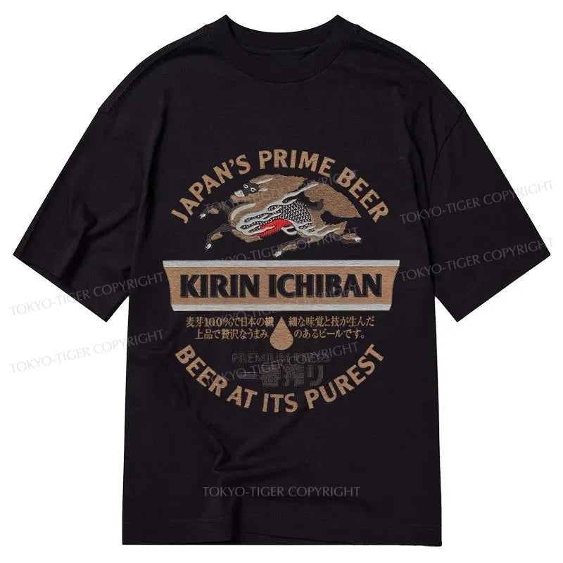 Tokyo-Tiger Kirin Ichiban Beer Japan Classic T-Shirt