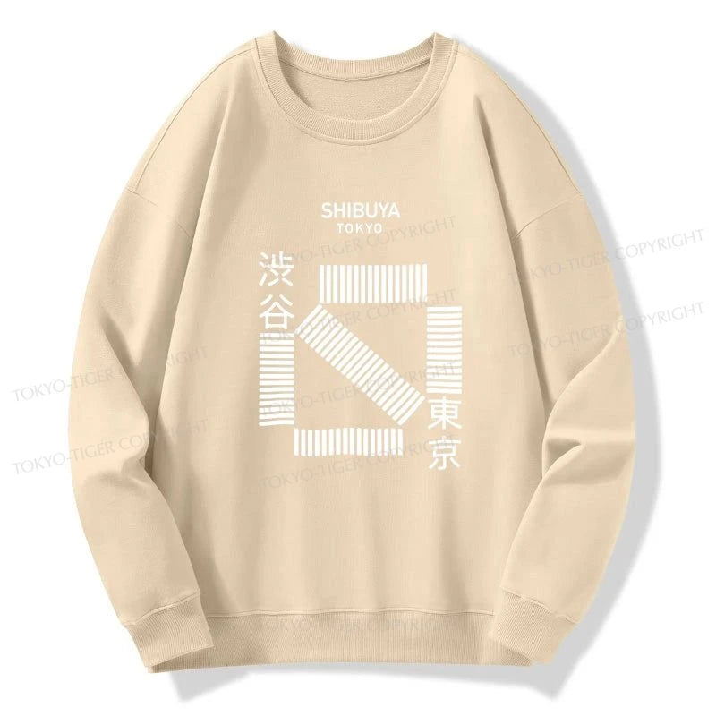 Tokyo-Tiger Japanese Shibuya Crossing Sweatshirt