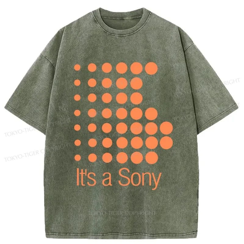 Tokyo-Tiger It's A Sony Washed T-Shirt