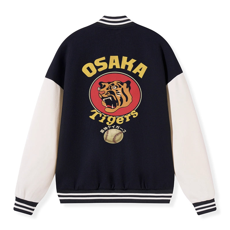 Tokyo-Tiger Osaka Tiger Baseball Embroidery Varsity Jacket