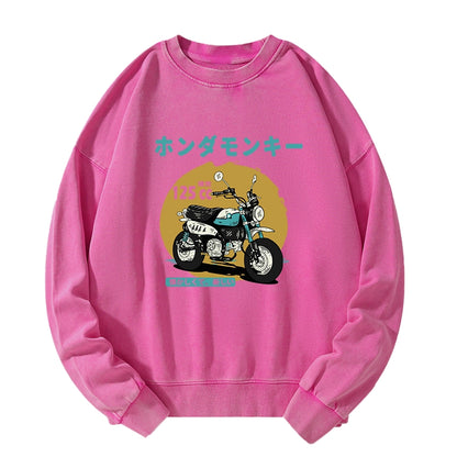 Tokyo-Tiger Honda Motorcycle Japanese Washed Sweatshirt