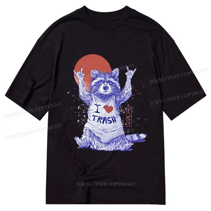 Tokyo-Tiger I love Trash Classic T-Shirt