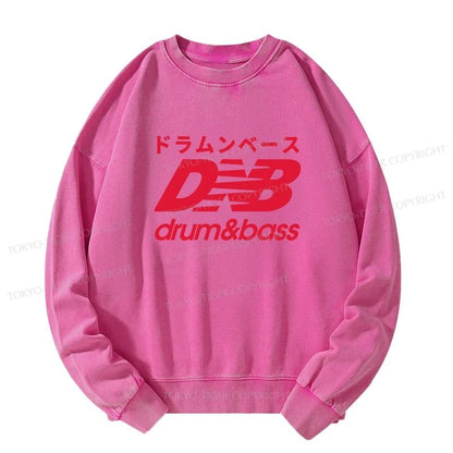 Tokyo-Tiger Drum And Bass Japan Washed Sweatshirt