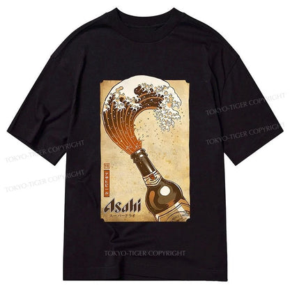 Tokyo-Tiger Asahi Logo Japanese Classic T-Shirt