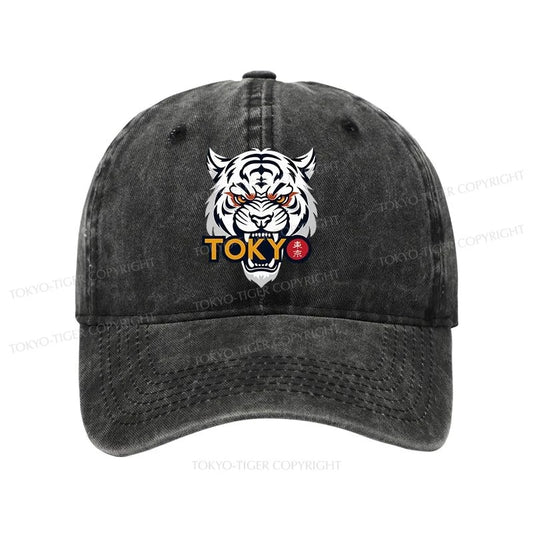 Tokyo-Tiger Logo Washed Cap