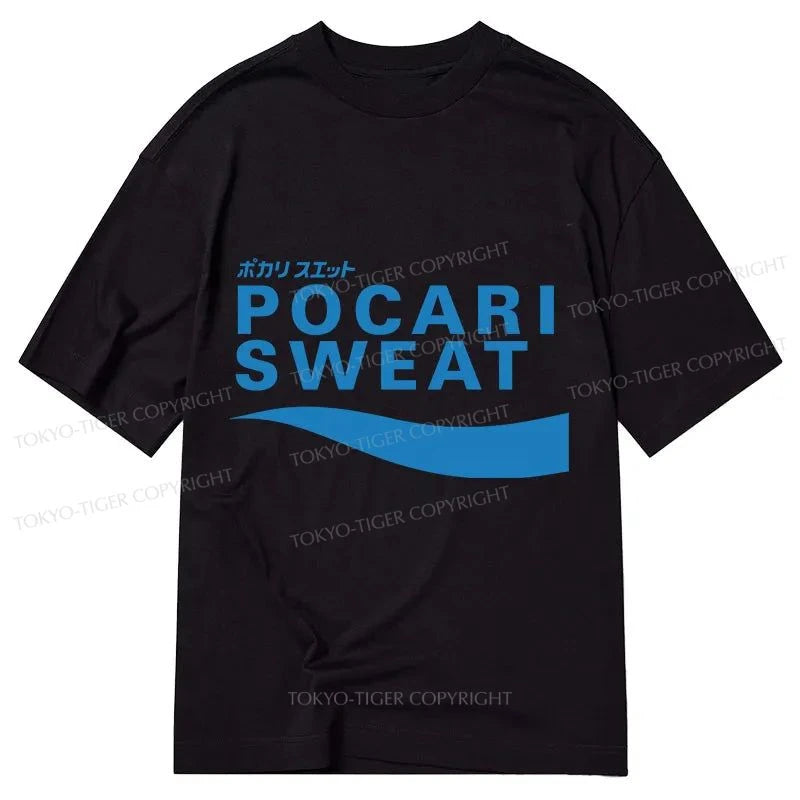 Tokyo-Tiger POCARI SWEAT Blue Classic T-Shirt