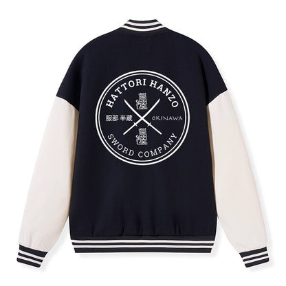 Tokyo-Tiger Hattori Hanzo Sword Company Embroidery Varsity Jacket