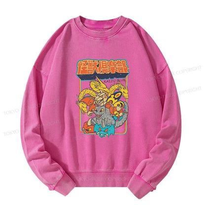 Tokyo-Tiger Kaiju Club Japanese Washed Sweatshirt