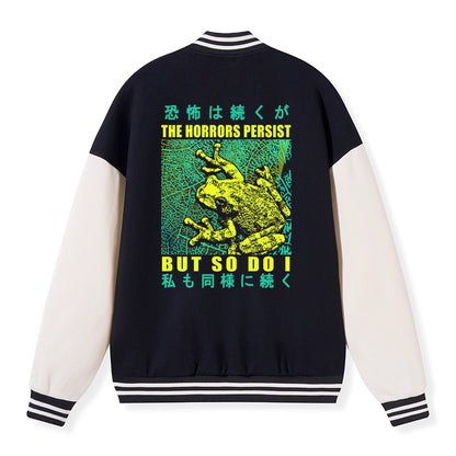 Tokyo-Tiger The Horrors Persist Forg Embroidery Varsity Jacket