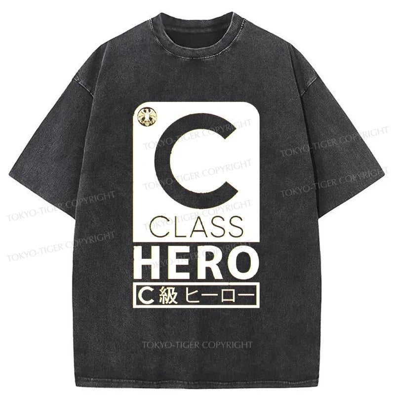 Tokyo-Tiger C Class Hero Faction Japanese Washed T-Shirt