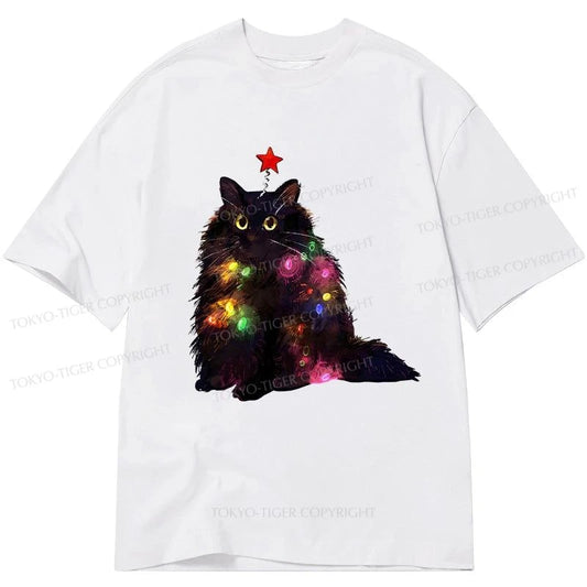 Tokyo-Tiger Christmas Lights Cat Classic T-Shirt