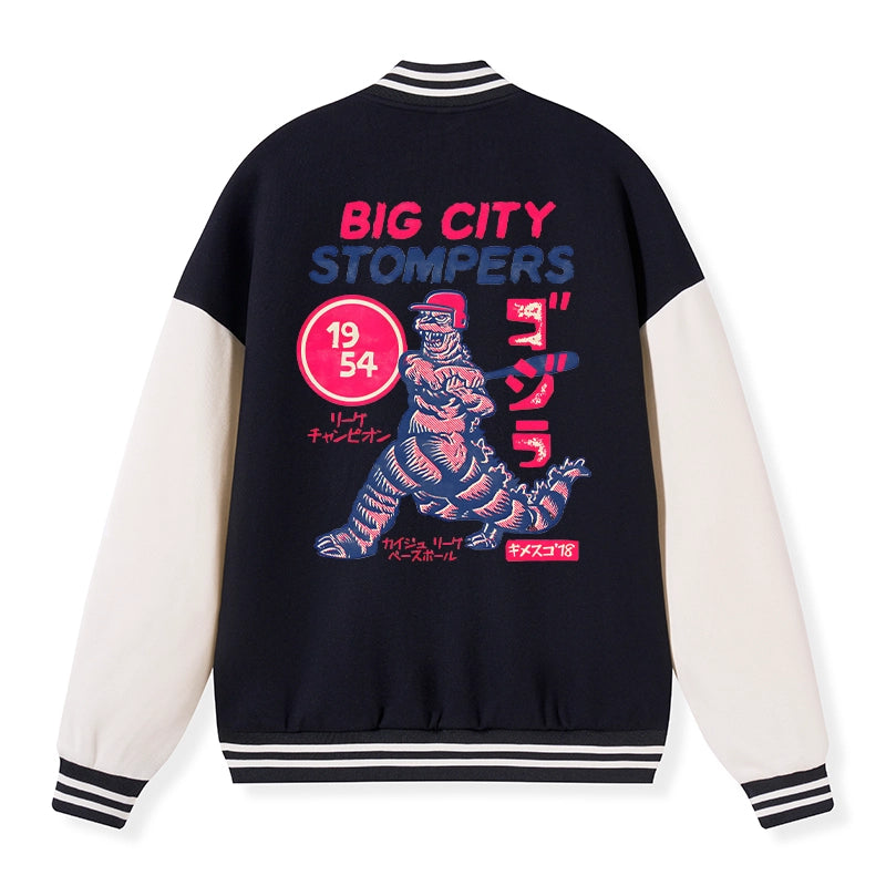 Tokyo-Tiger Big City Stompers Embroidery Varsity Jacket