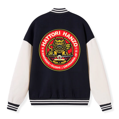 Tokyo-Tiger Hattori Hanzo - Swords & Sushi Essential Embroidery Varsity Jacket